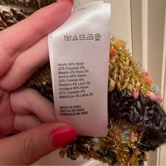 Anthropologie Maeve Sparkle & Shine Cropped Vest - Picture 9 of 9